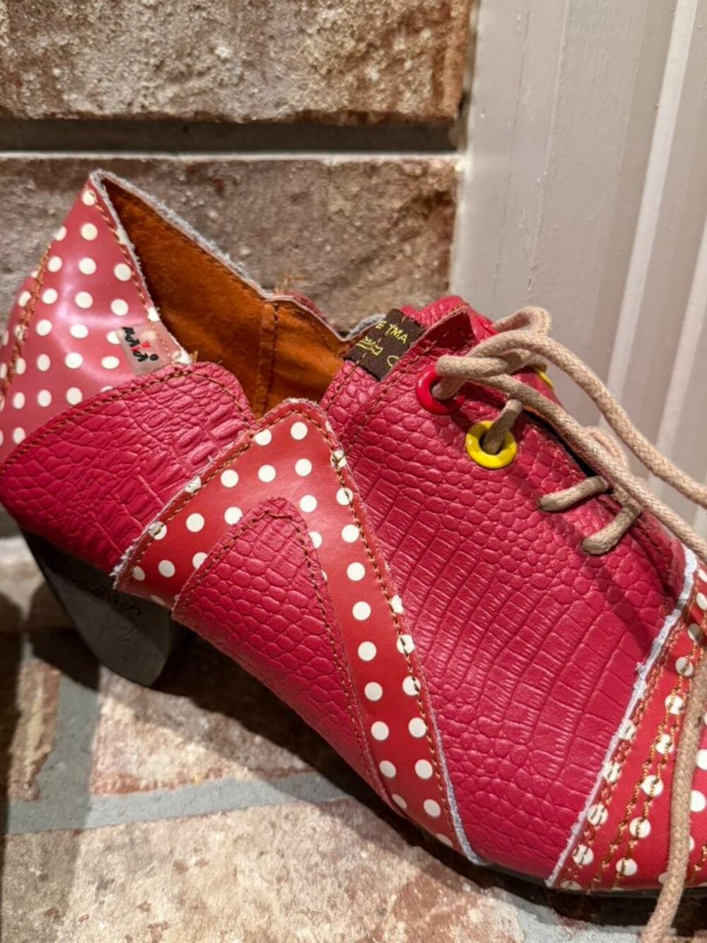 TMA Retro Polka Dot Booties - Picture 4 of 8